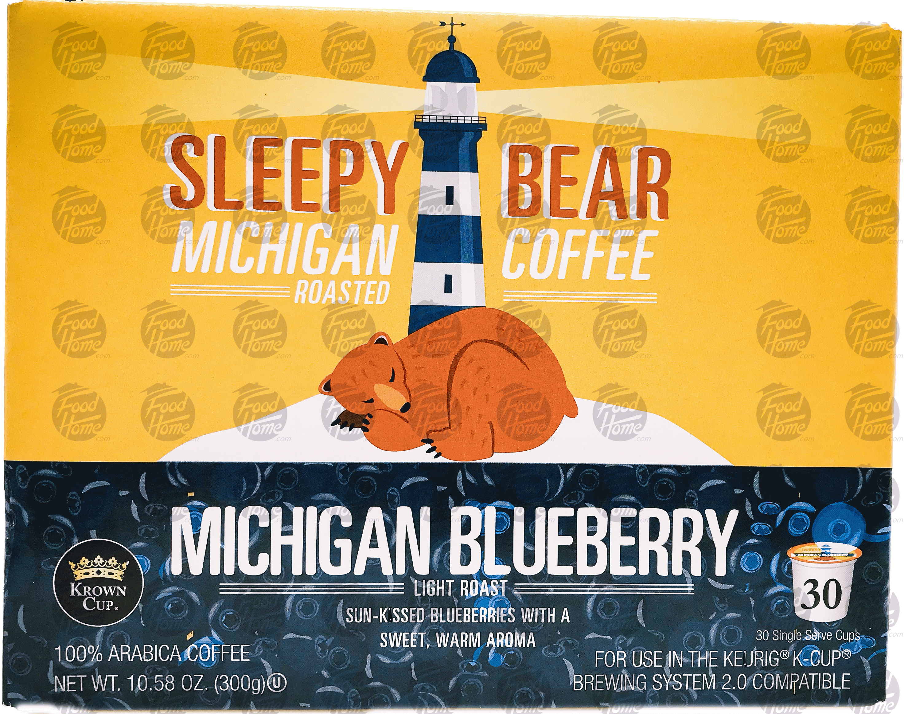 Sleepy Bear Michigan Coffee  michigan blueberry light roast coffee, 30 ct., box Full-Size Picture